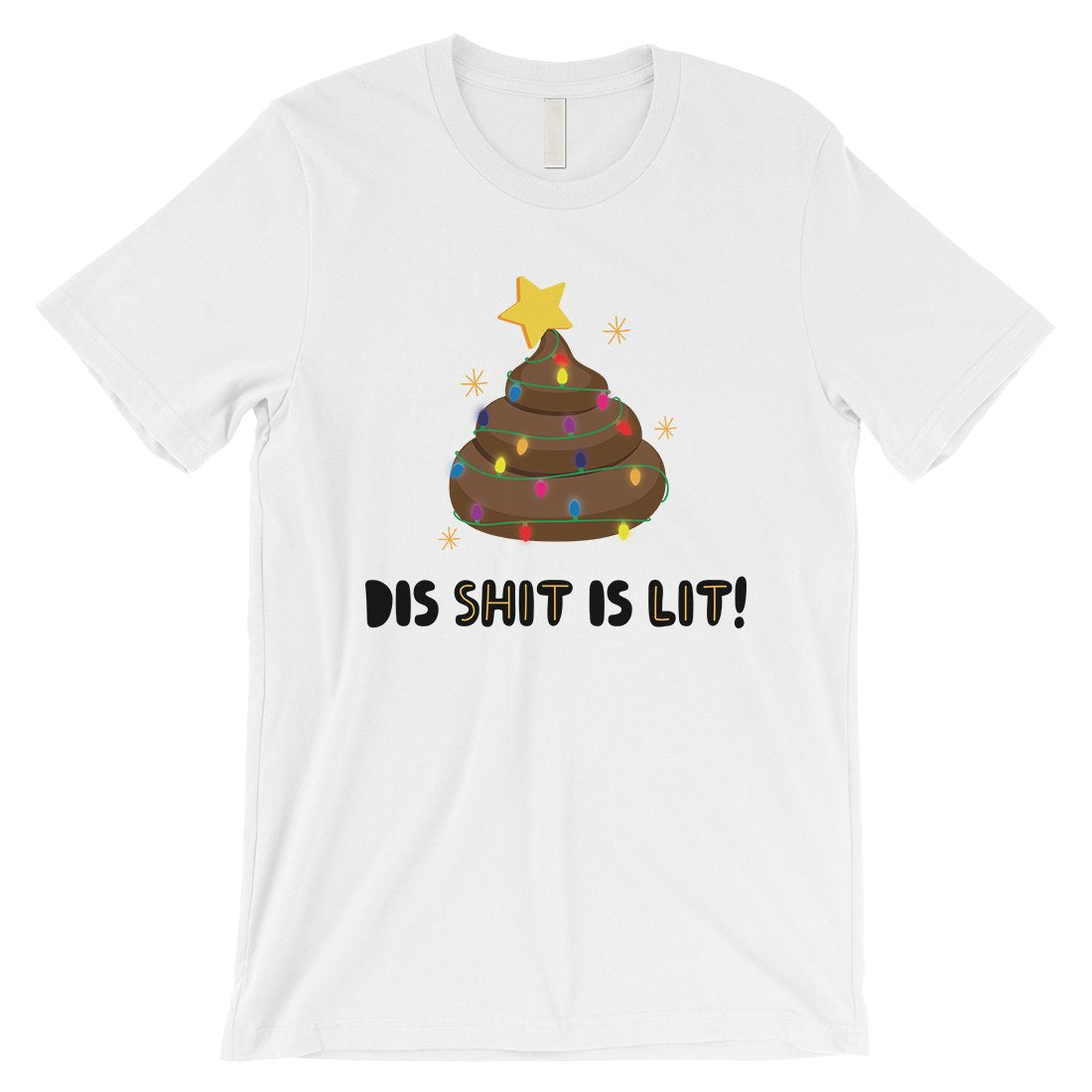 Dis Shit Is Lit Poop Mens Shirt
