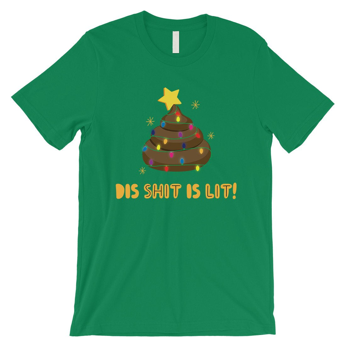 Dis Shit Is Lit Poop Mens Shirt