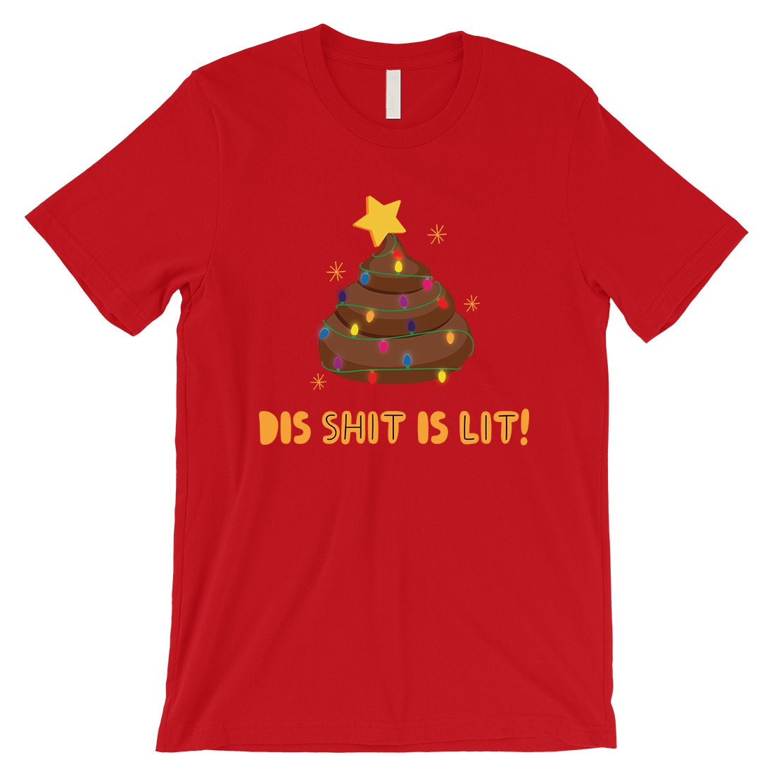 Dis Shit Is Lit Poop Mens Shirt