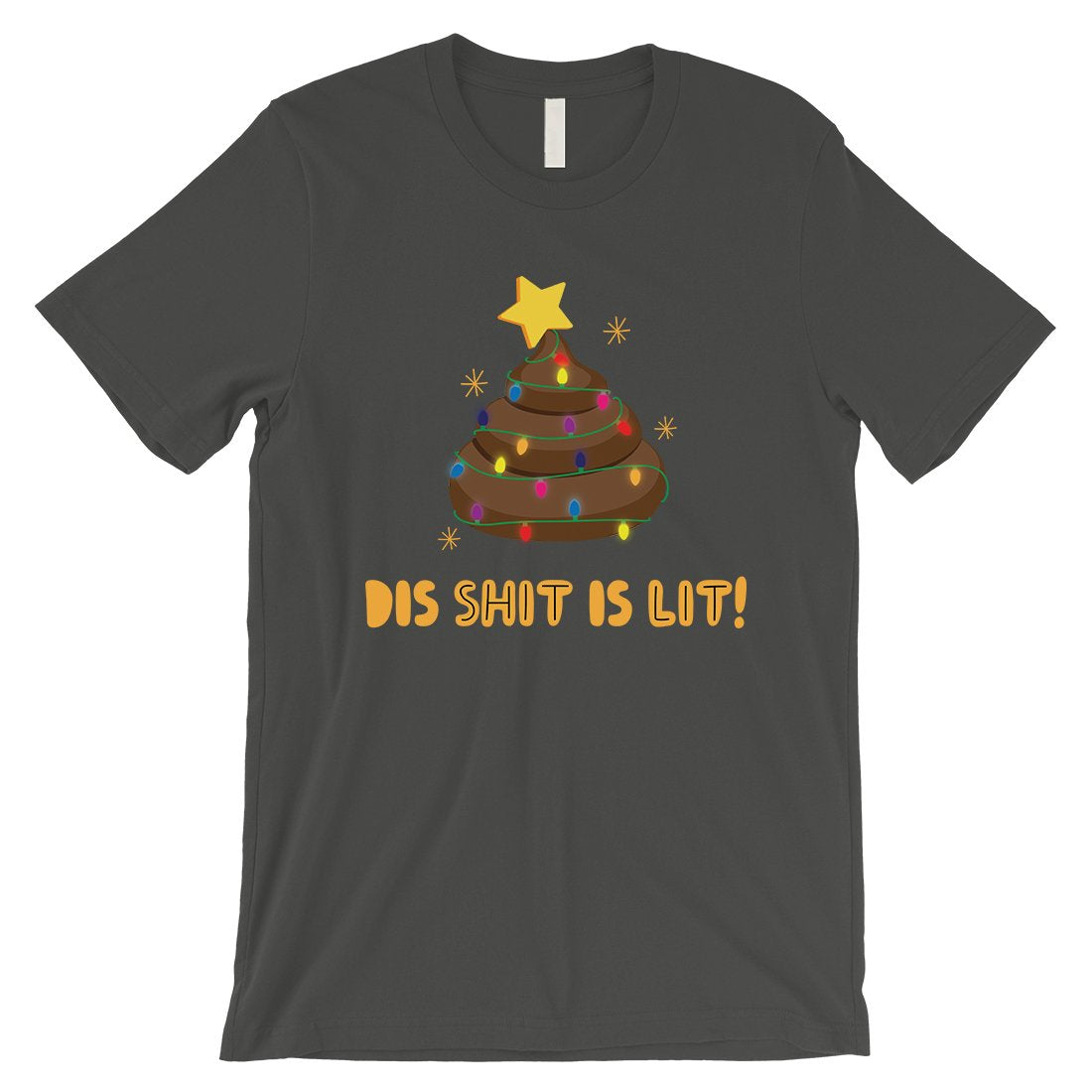 Dis Shit Is Lit Poop Mens Shirt