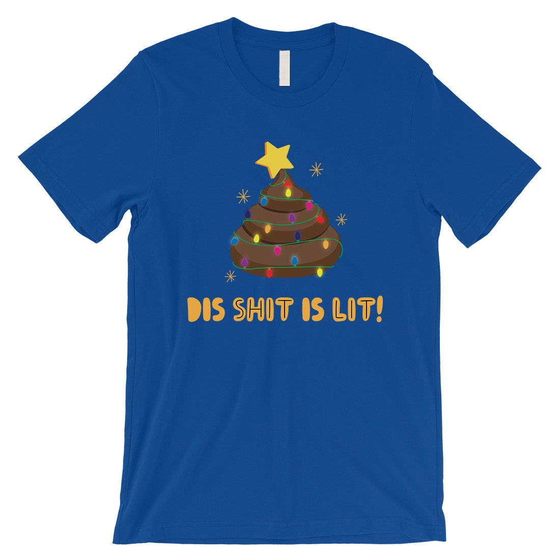 Dis Shit Is Lit Poop Mens Shirt