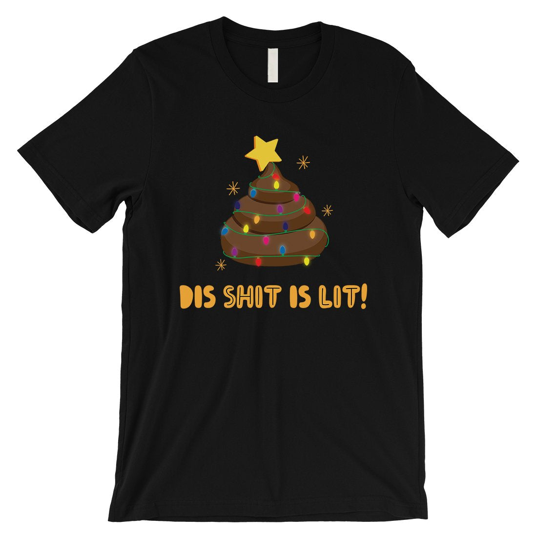 Dis Shit Is Lit Poop Mens Shirt