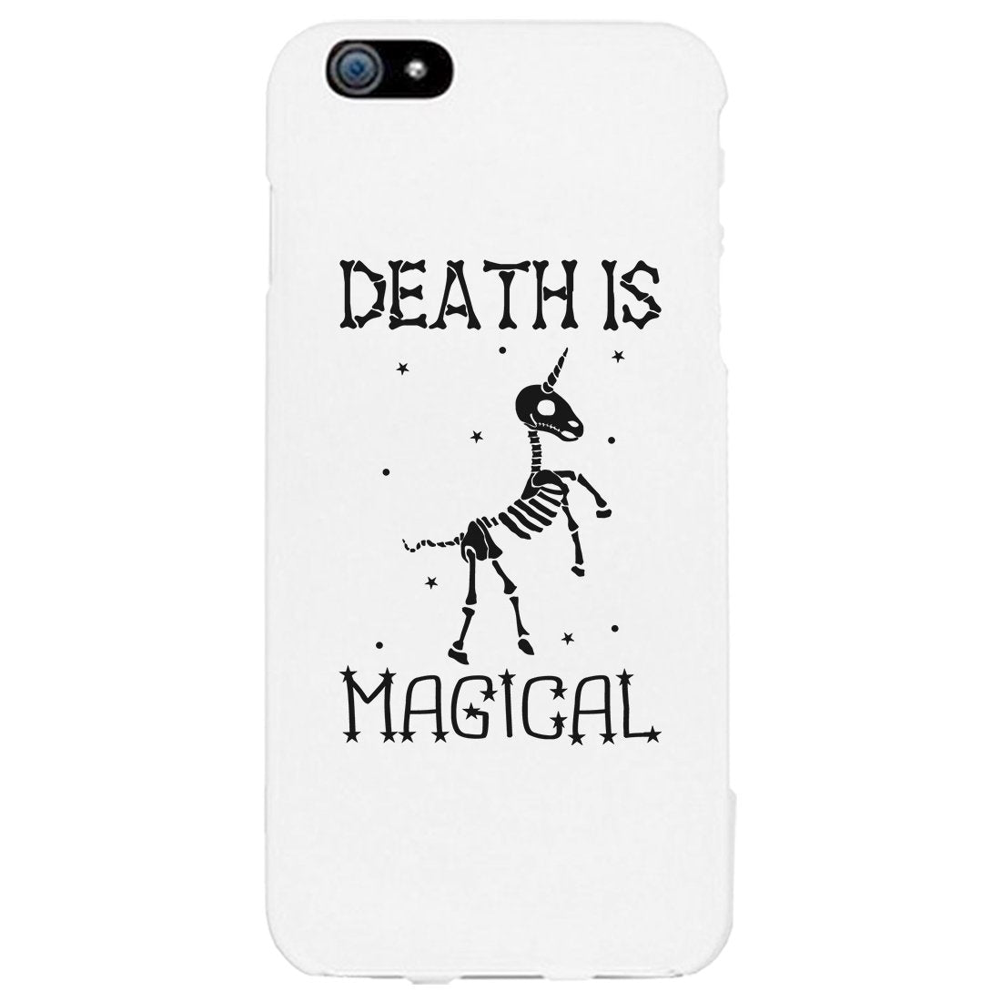Death is Megical Unicorn Skeleton Funny Halloween Phone Case