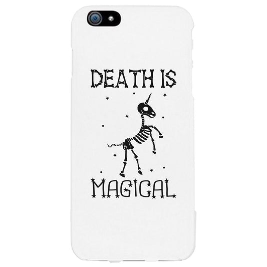 Death is Megical Unicorn Skeleton Funny Halloween Phone Case