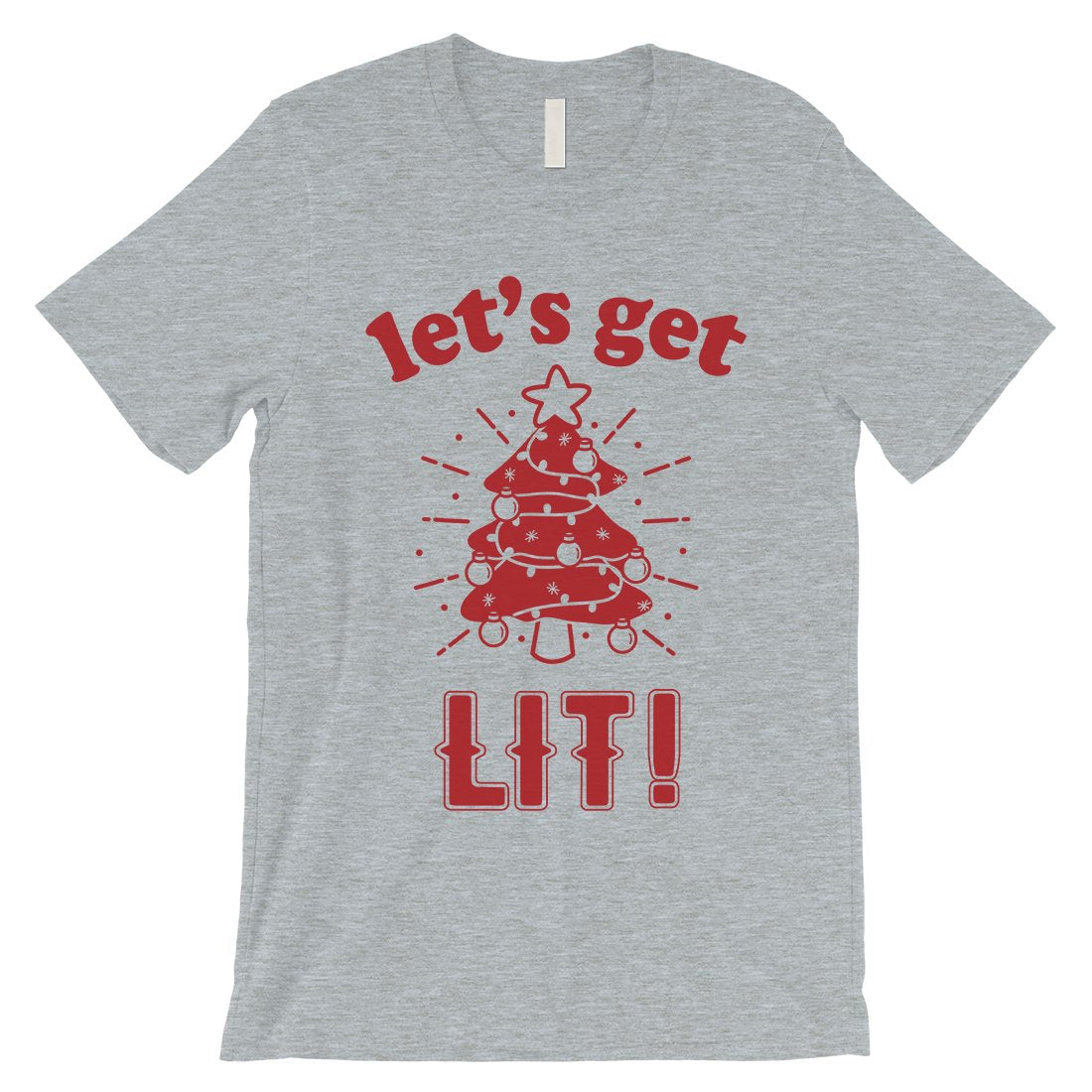 Get Lit Christmas Tree Mens Shirt