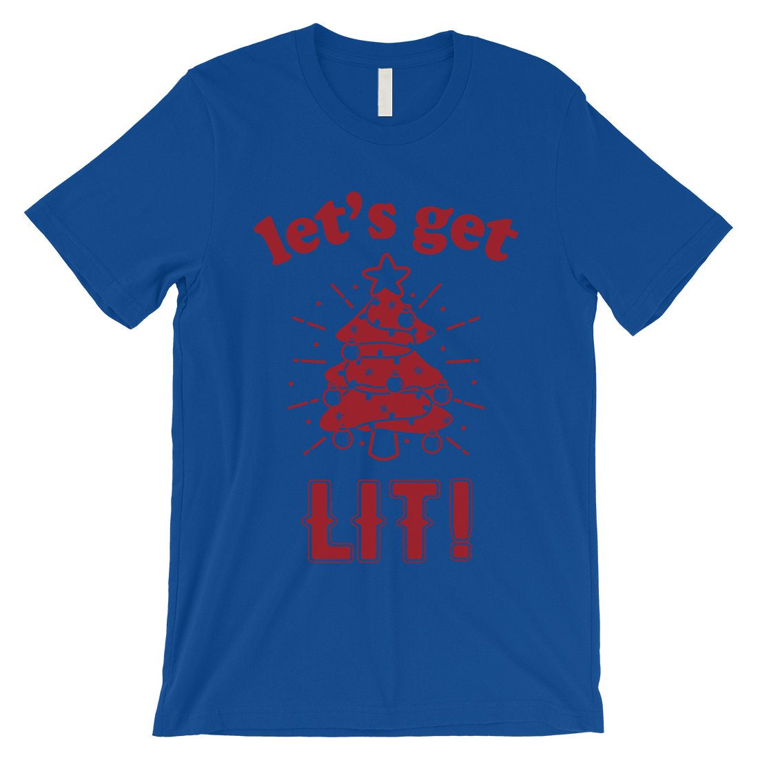 Get Lit Christmas Tree Mens Shirt