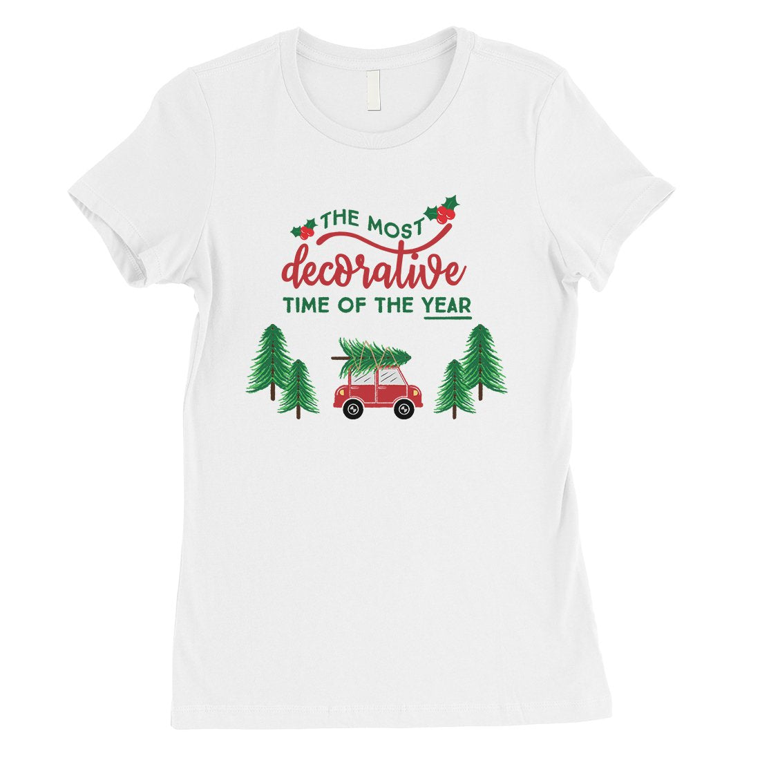 Decorative Christmas Time Womens Shirt