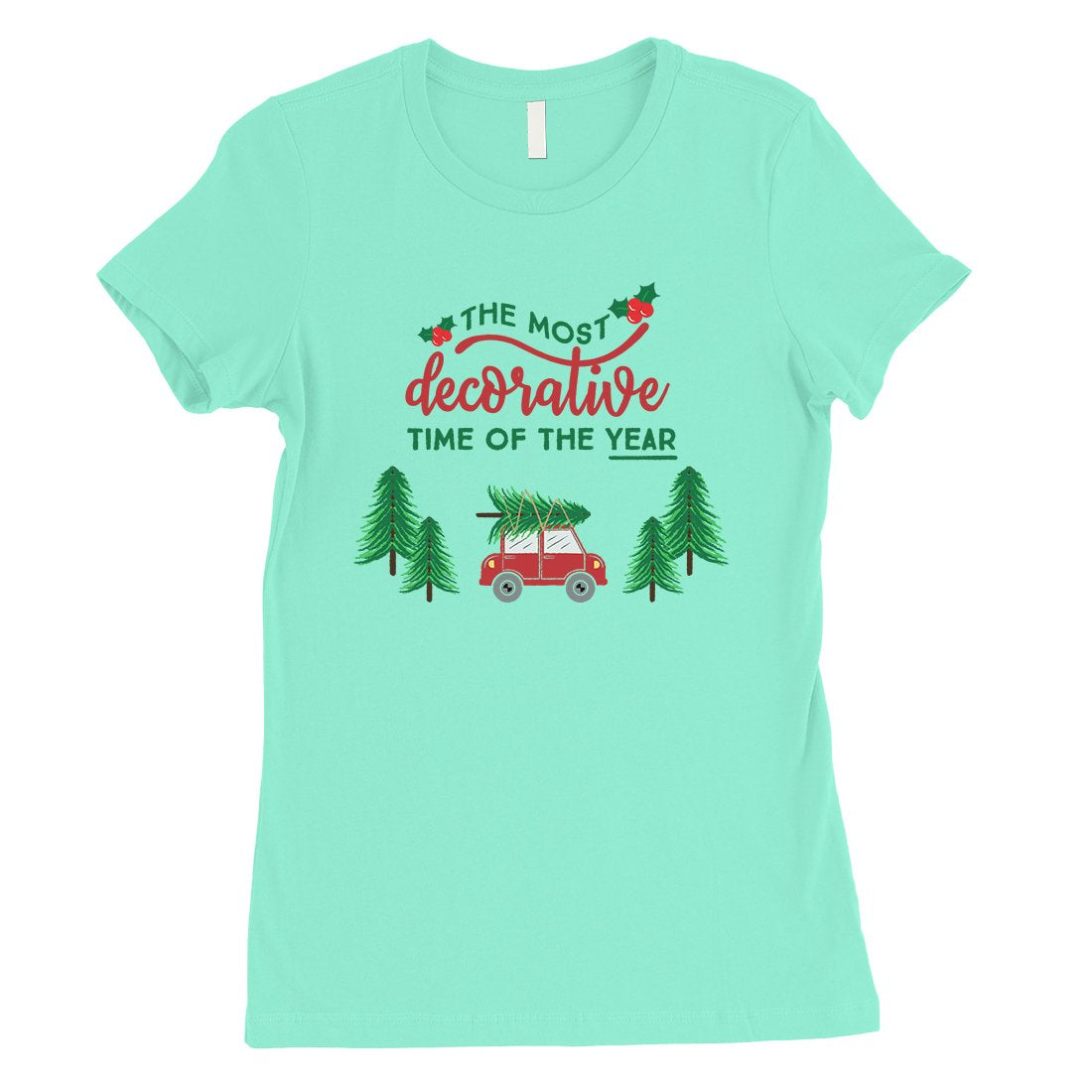 Decorative Christmas Time Womens Shirt