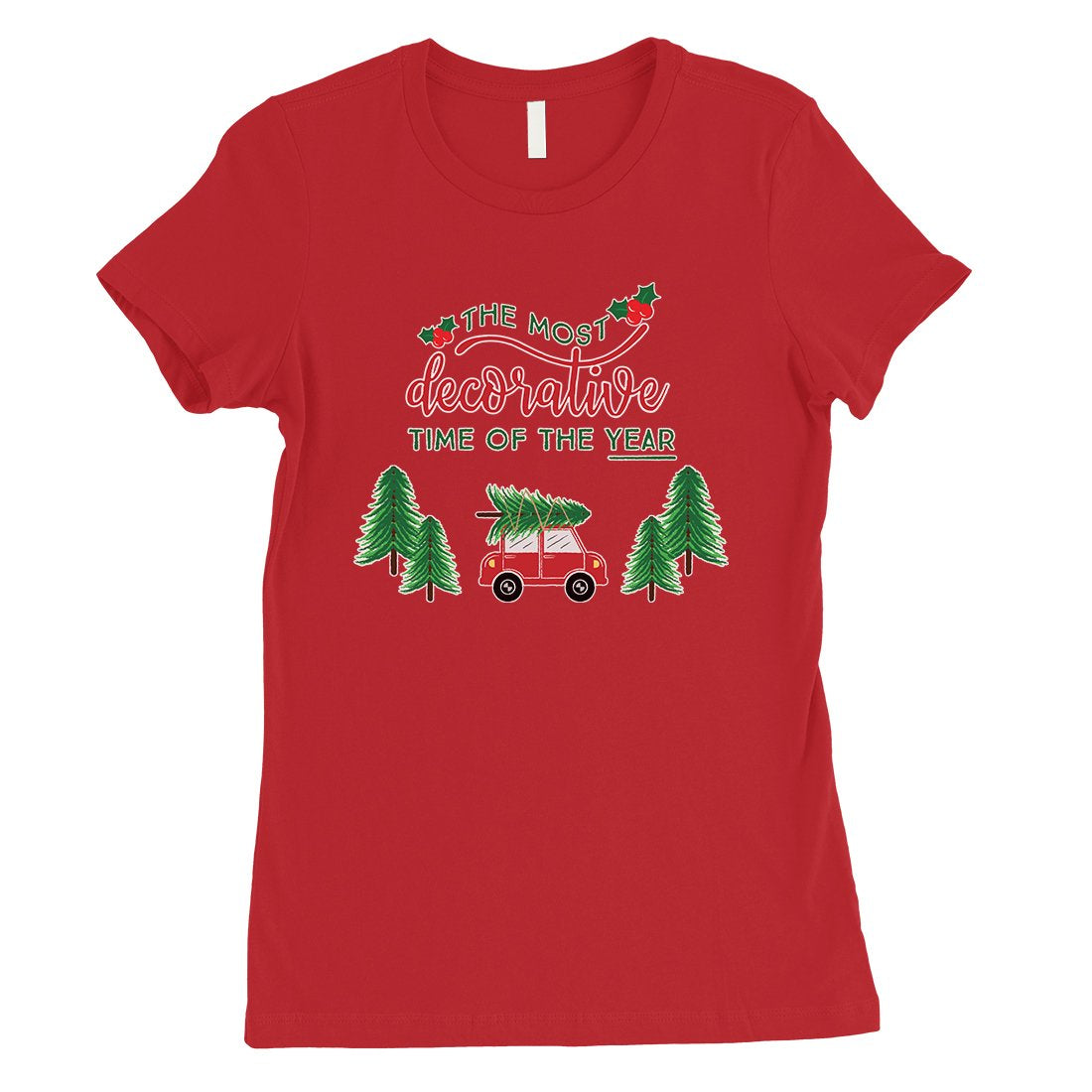 Decorative Christmas Time Womens Shirt