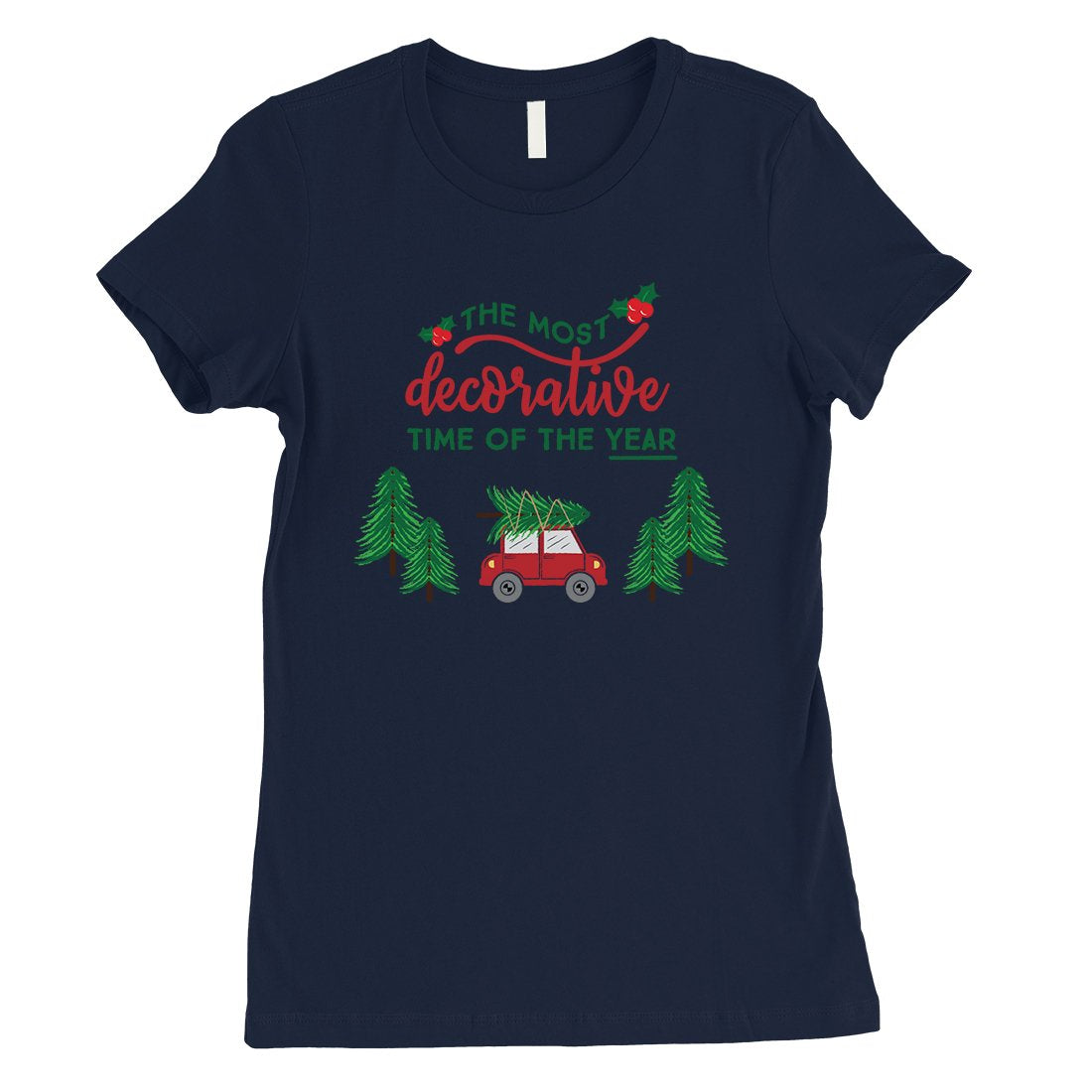 Decorative Christmas Time Womens Shirt
