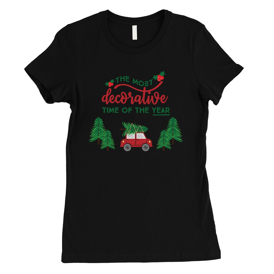 Decorative Christmas Time Womens Shirt