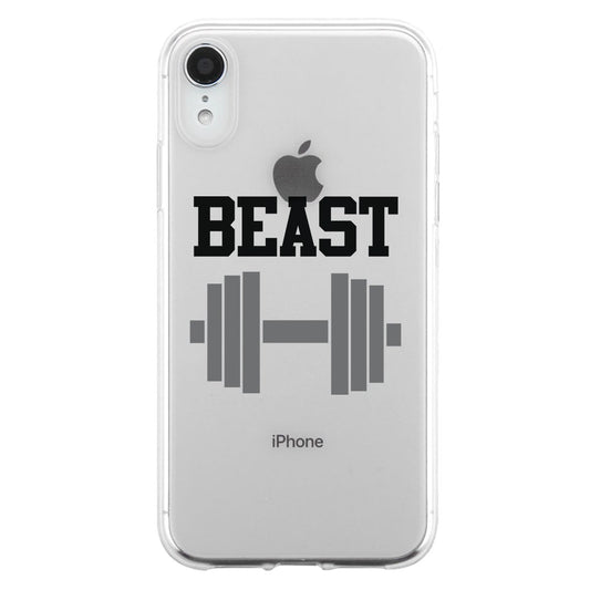 Beast And Beauty Couple Matching Phone Cases Tough Love Strong Gift