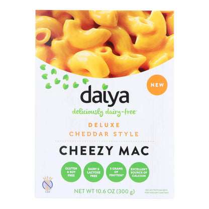 Daiya Foods - Cheezy Mac Deluxe - Cheddar Style - Dairy Free - 10.6 Oz. - Case Of 8