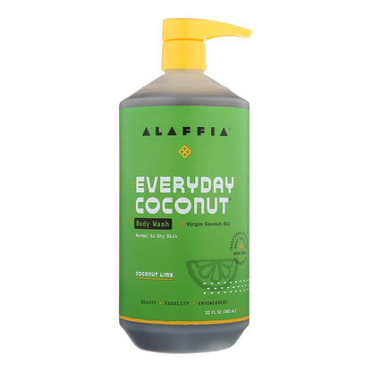 Alaffia - Everyday Body Wash - Coconut Lime - 32 Fl Oz.