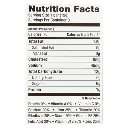 Earth's Best - Bar Sunny Days Straw - Case Of 6-4.69 Oz