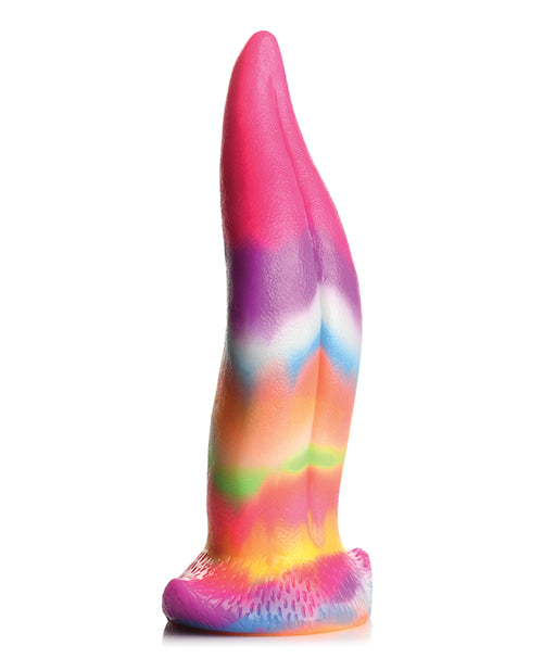 Creature Cocks Unicorn Kiss Silicone Tongue Dildo - Glow In The Dark