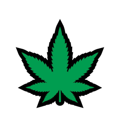 Green Marijuana Leaf Pin