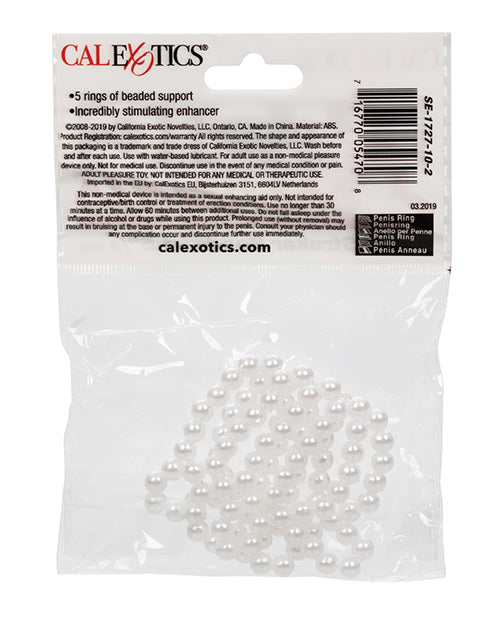 Basic Essentials Pearl Stroker Beads Large