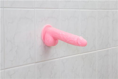 Addiction 100% Silicone Brandon 7.5 Pink Gid "