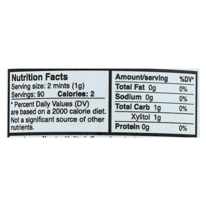 Epic Dental - Xylitol Mints - Peppermint Xylitol Bottle - 180 Ct