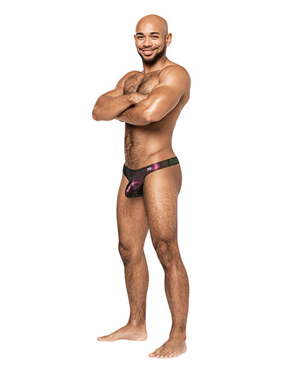 Hocus Pocus Uplift Thong Metallic Purple
