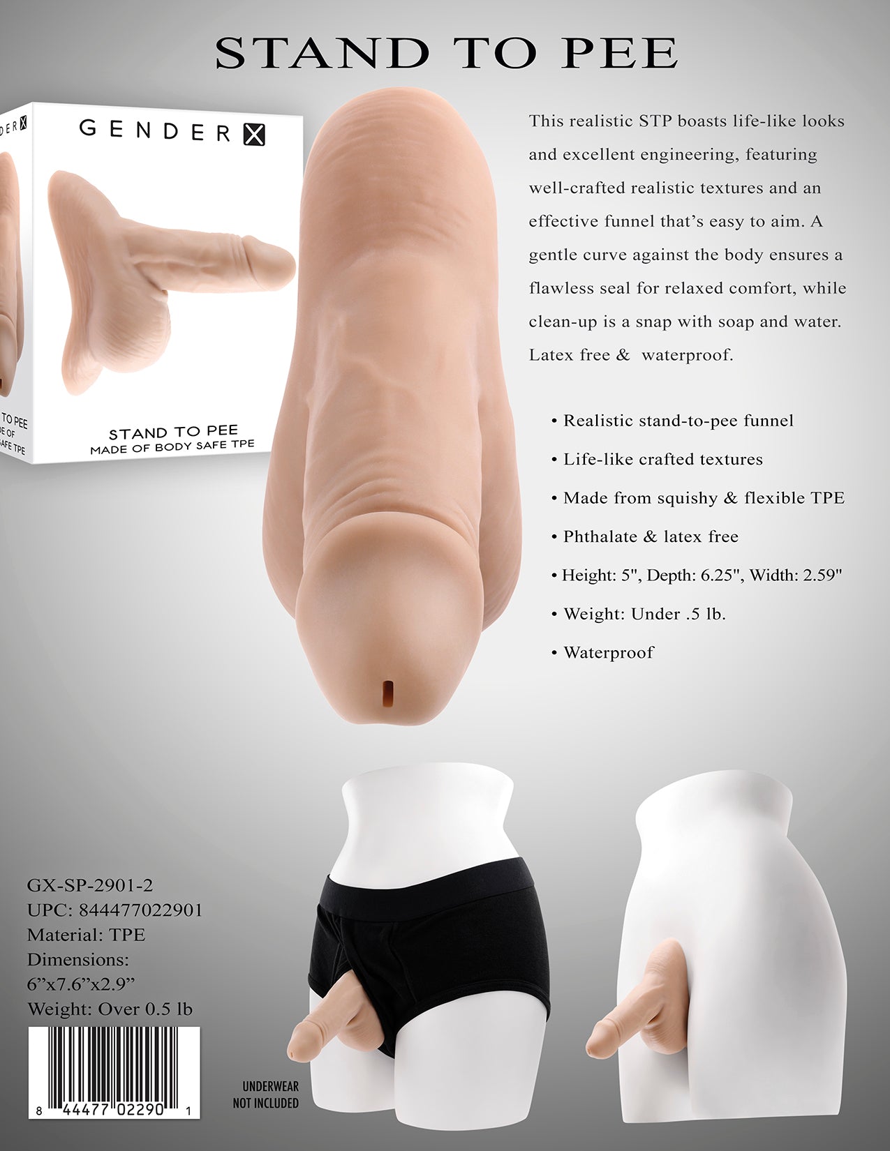 Gender X Stand To Pee Light Tpe