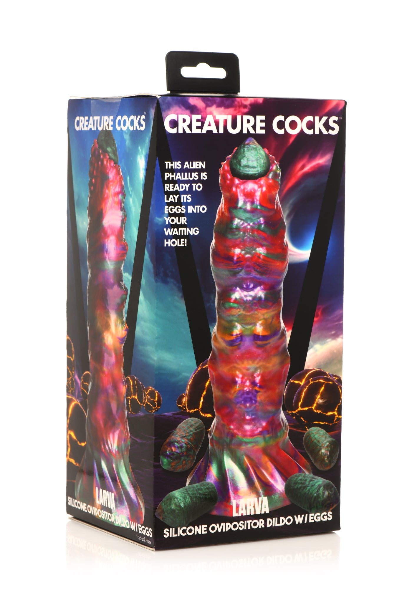 Creature Cocks Larva Silicone Ovipositor Dildo W/ Eggs (out Sept)