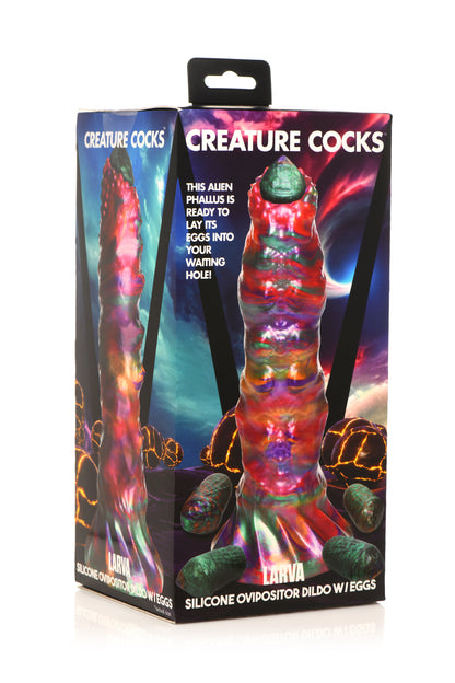 Creature Cocks Larva Silicone Ovipositor Dildo W/ Eggs (out Sept)