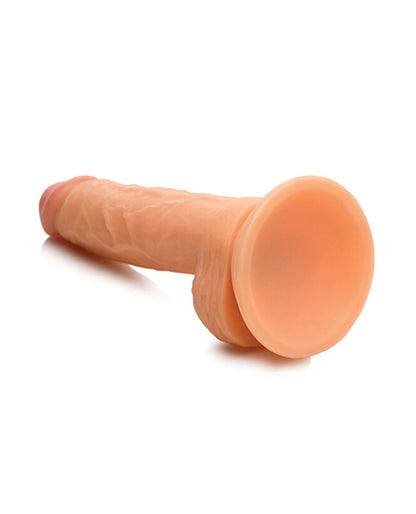 Curve Toys Jock Swimming Simon 7" Dildo W/balls - Light