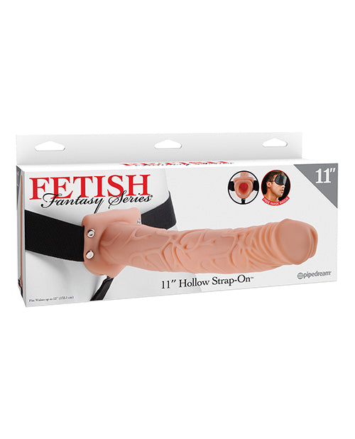 Fetish Fantasy 10in Hollow Strap On Flesh