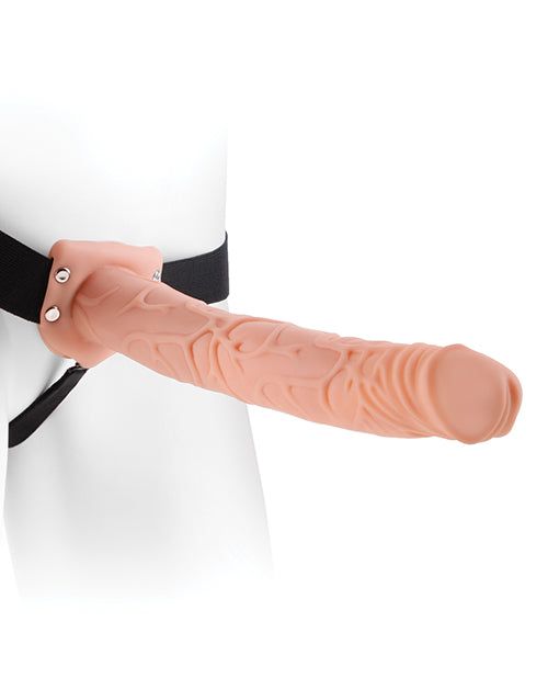 Fetish Fantasy 10in Hollow Strap On Flesh