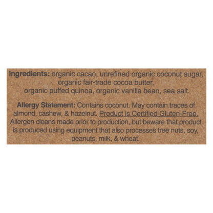 Hu - Dark Chocolate Bar Vanilla Crunch - Case Of 12-2.1 Oz