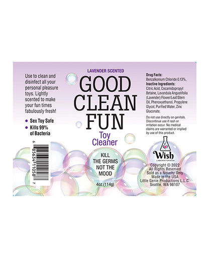 Good Clean Fun Toy Cleaner - Oz