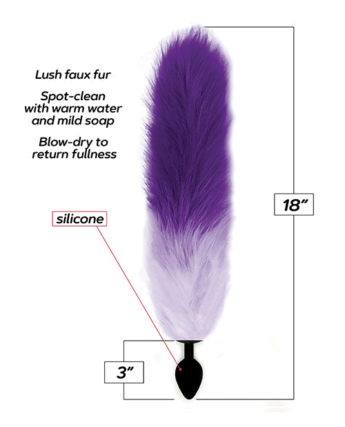 Foxy Tail Silicone Butt Plug