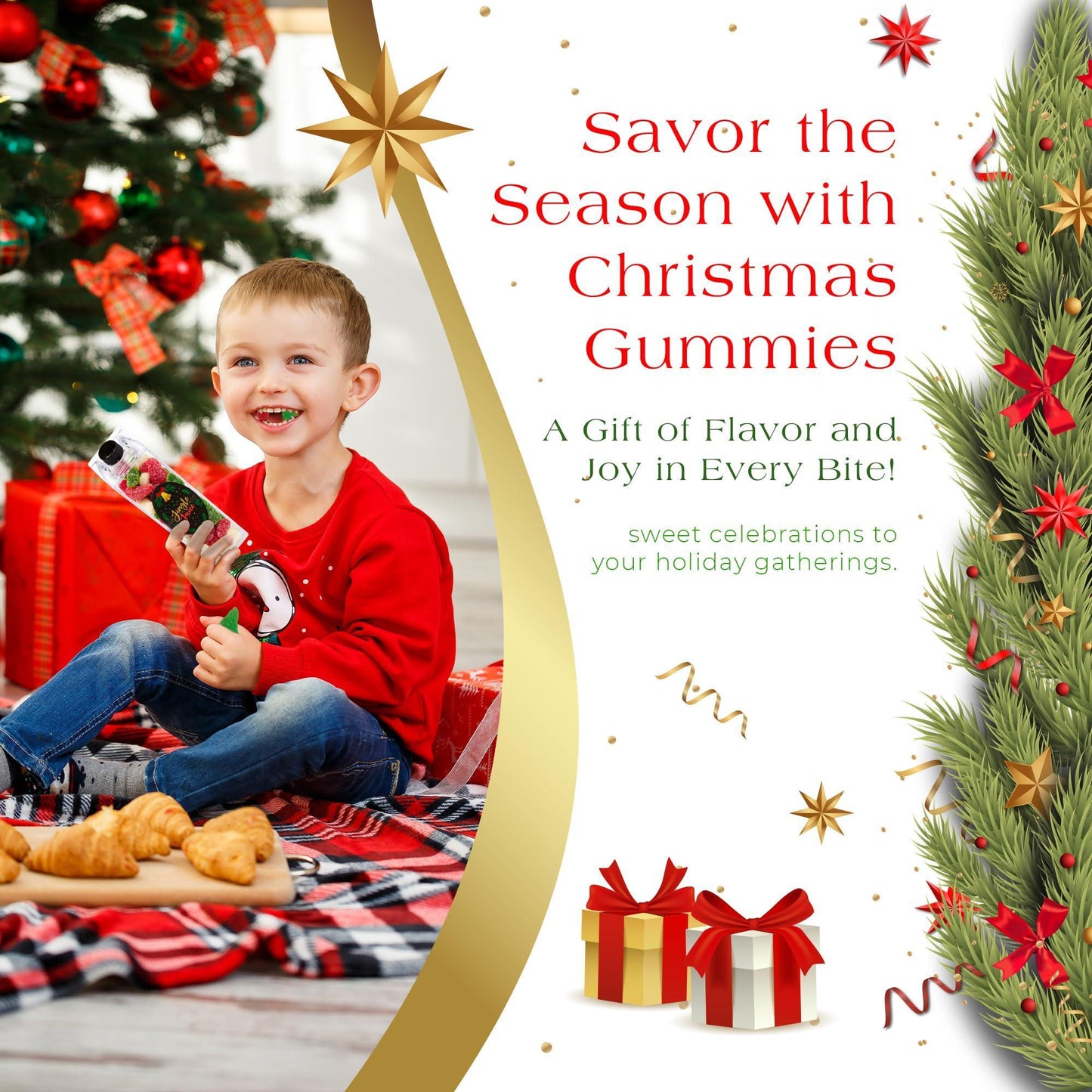 Christmas Treat (Gummy Trees & Snowmen)