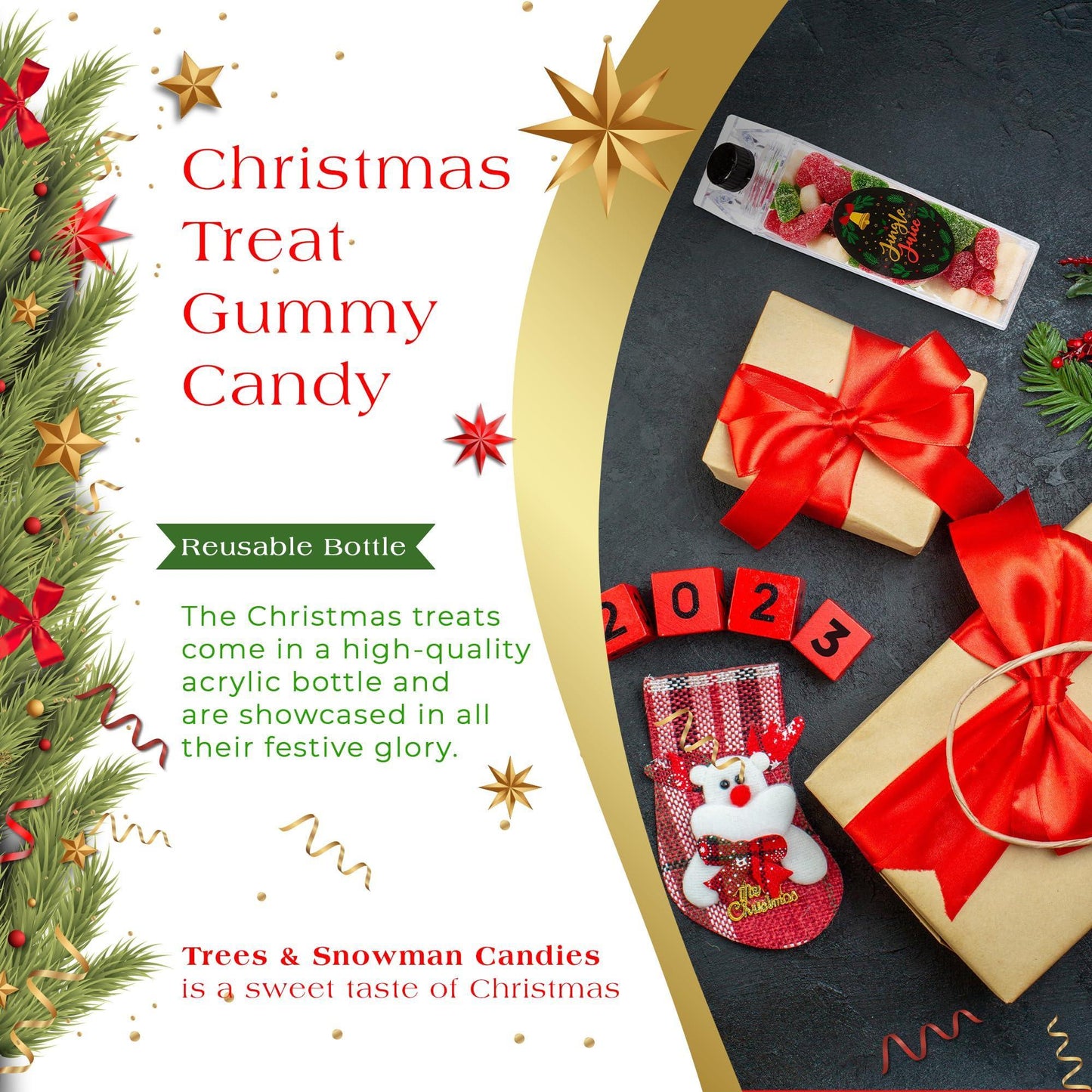 Christmas Treat (Gummy Trees & Snowmen)