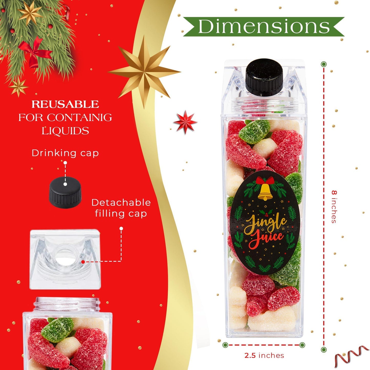 Christmas Treat (Gummy Trees & Snowmen)