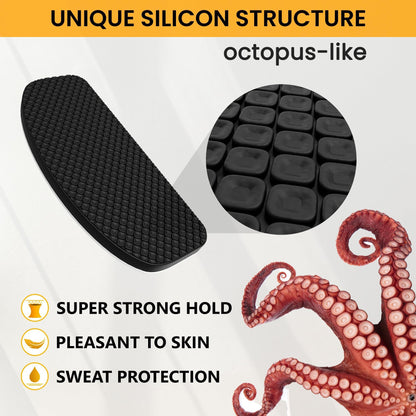 Glasses Nose Grips Non Slip - 6 Pairs Silicone Eyeglass Nose Pads Anti Slip - 1mm x 7mm x 16mm Adhesive Nose Pads Glasses for Comfort - Sunglass Nose Pads Cushion - Glasses Bridge Accessories