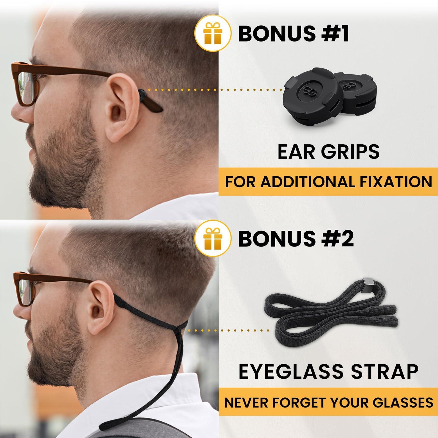 Glasses Nose Grips Non Slip - 6 Pairs Silicone Eyeglass Nose Pads Anti Slip - 1mm x 7mm x 16mm Adhesive Nose Pads Glasses for Comfort - Sunglass Nose Pads Cushion - Glasses Bridge Accessories