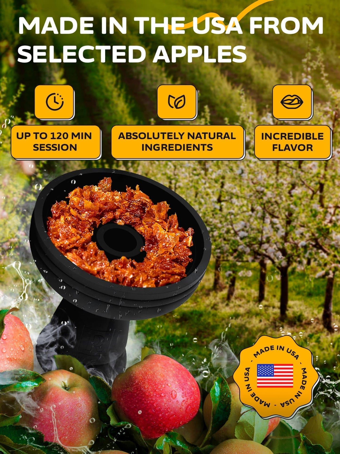 Hookah Flavors Spring Break Hookah Flavor   Herbal   1 pouch Hookah Tobacco Free Molasses & Nicotine Free (1 Count)