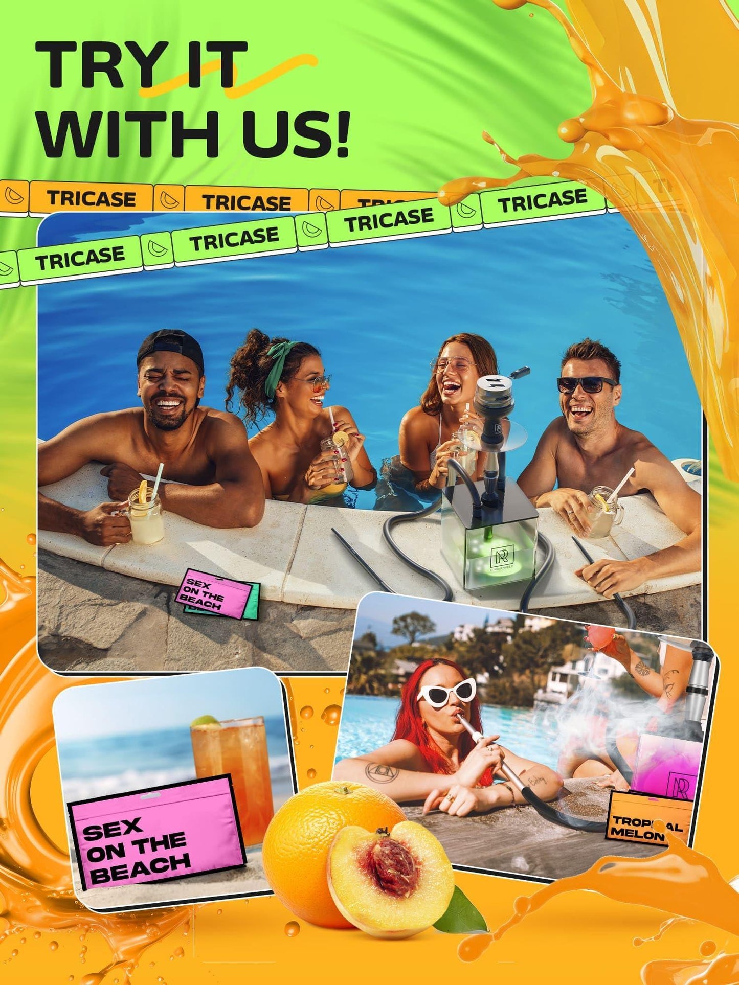 Hookah Flavors Spring Break Hookah Flavor   Herbal   1 pouch Hookah Tobacco Free Molasses & Nicotine Free (1 Count)