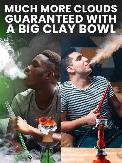 Green Hookah Set 2 Hose Hookah – LilOne 12” Green Mini Hookah Combo Kit Shisha Hookah Set with Prepunched Foil Hookas Bowl Disposable Tips Mouthpiece Tongs Portable Hookah Pipe   Hookah Machines