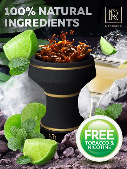 Daiquiri Hookah Flavors Nicotine Free   3.5 ounce   100 g (Rum   Lime   Mint)   Hookah Shisha Tobacco Free Molasses Hookah Tobacco & Nicotine Free Shisha with Shisha Hookah Flavors (Pack of 1)