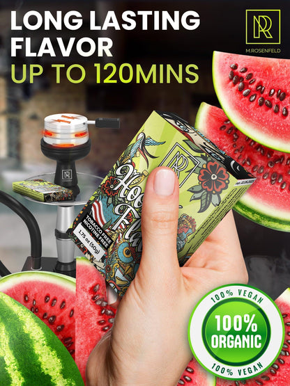 Hookah Flavors Sweet Watermelon   176 ounce (50 gram)   Hookah Shisha Tobacco Free Molasses Hookah Tobacco & Nicotine Free Sweet Watermelon Shisha with Real Organic Shisha Hookah Flavors Sweet Watermelon
