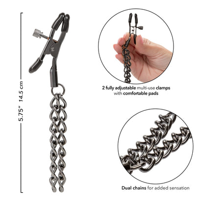 Euphoria Chain Nipple Clamps