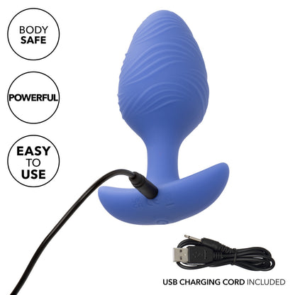 Cheeky Vibrating Glow-in-the- Dark Large Butt Plug