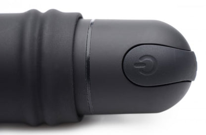 Bang! Xl Bullet & Swirl Silicone Sleeve Black