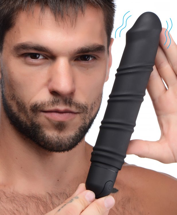 Bang! Xl Bullet & Swirl Silicone Sleeve Black
