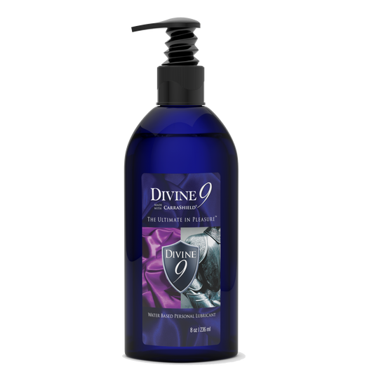 Divine 9 Water Based Lubricant Pump 8oz