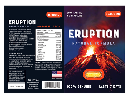 Eruption Box Of 30 Pills